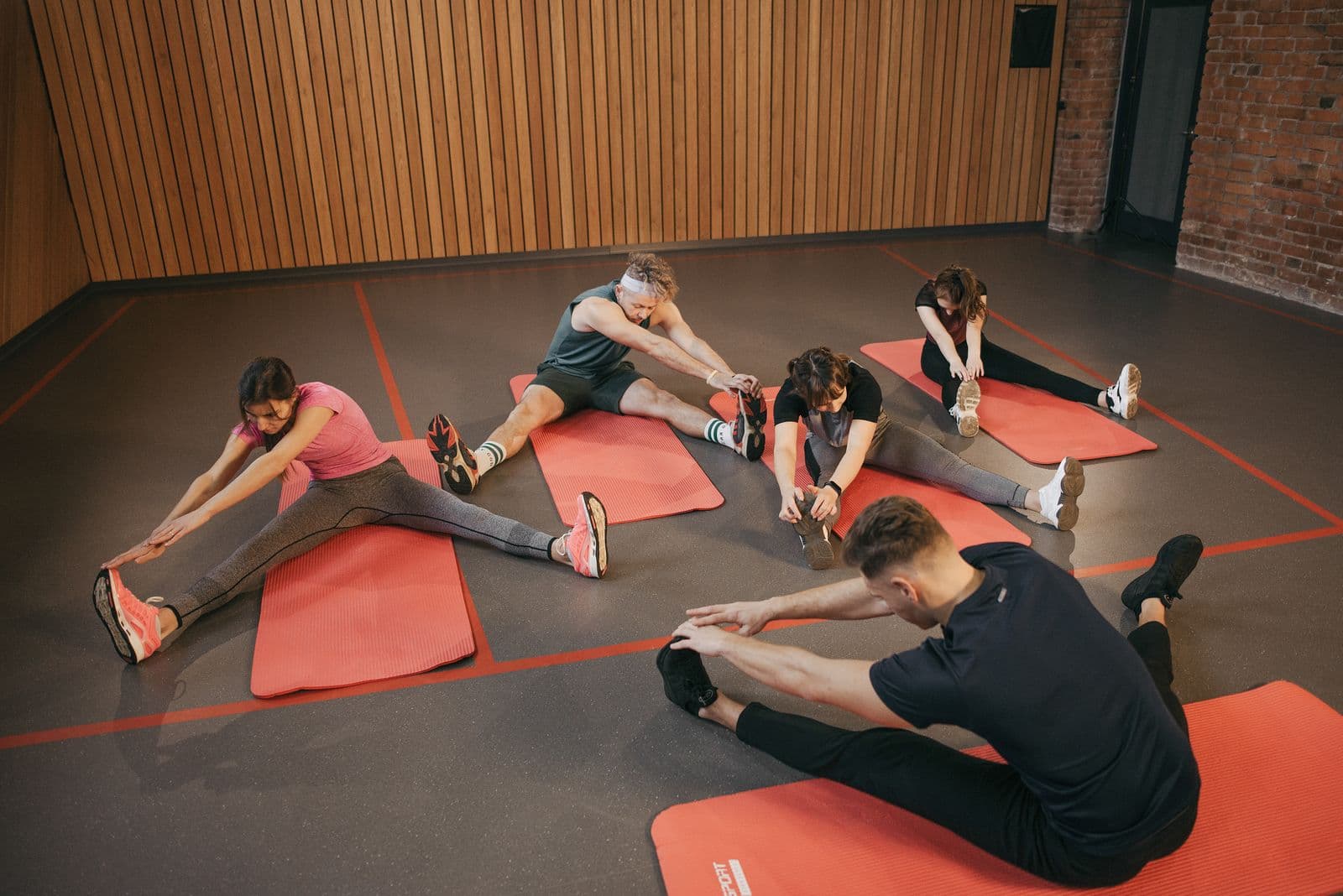 Preview of a gym website
